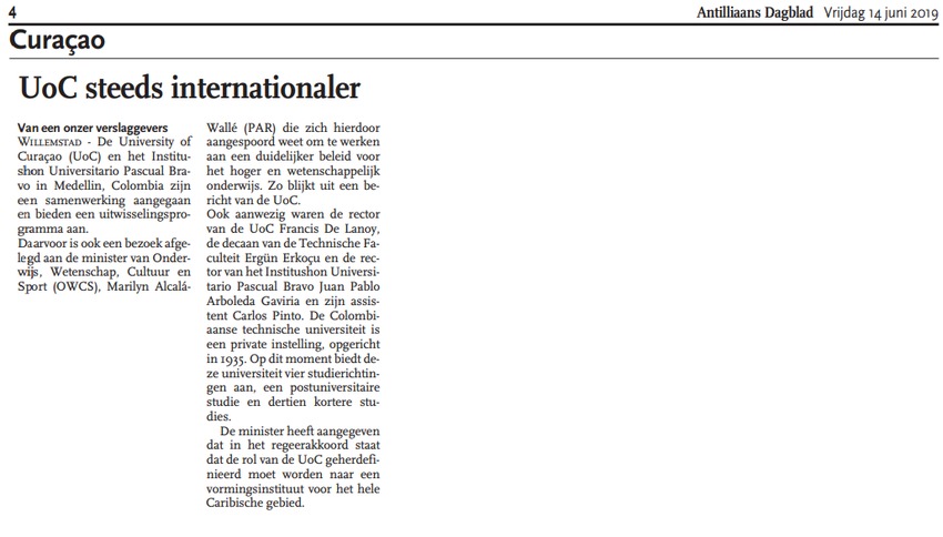 UoC steeds internationaler